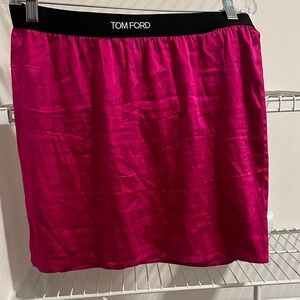 Tom Ford Fuchsia Mini Skirt